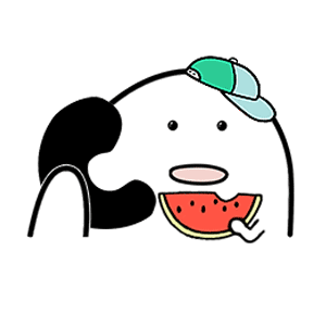 熊猫吃瓜表情包gif,萌态可掬，笑料横生
